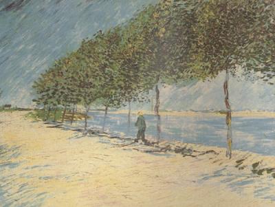 Vincent Van Gogh Wald along the Banks of the Seine near Asnieres (nn04) oil painting image
